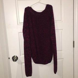 Knit Maroon/Burgundy Sweater (Size M/M)
